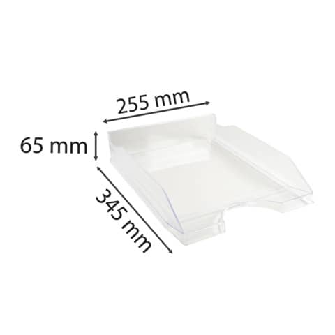 Vaschetta portacorrispondenza Exacompta ECOTRAY Office plastica A4+ cristallo 12323D